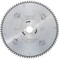 Metabo HW/CT 254X30 80 FZ/TZ 628223000 karbidileikkuulaikka 254 x 30 x 1.8 mm Hammastusten määrä: 80 1 kpl
