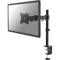 NeoMounts flat screen desk mount (10-30") desk clamp/grommet 1 screen black