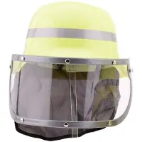 Generique Fireman's helmet with visor