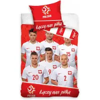 Carbotex Vuodevaatteet Robert Lewandowskin kuvalla, 160x200 cm, 100% puuvillaa