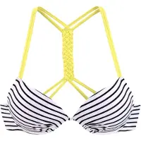 Venice beach Bikinitoppi keltainen / musta / valkoinen
