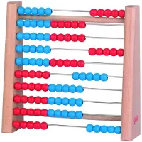 Goki Wooden Abacus 17x16.5 cm