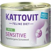 Kattovit 24 x 185 g Sensitive kalkkuna