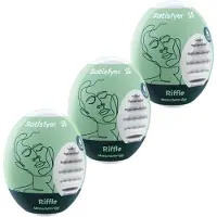 Satisfyer Masturbator Egg Set Riffle 3 kpl