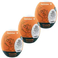 Satisfyer Masturbator Egg Set Crunchy 3 kpl