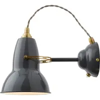 Anglepoise Original 1227 Brass seinävalaisin, elephant grey