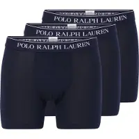 Ralph Lauren Stretch Cotton Boxer Brief 3-Pack - Blue - XL