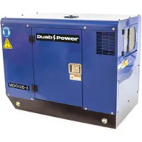DUAB-Power MDG12S-3 aggregaatti, 3-vaiheinen, diesel, äänieristetty