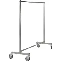 Kongamek Konfektio­vaunu KM113700B, 1700x600x1690 mm, 150 kg, harmaa