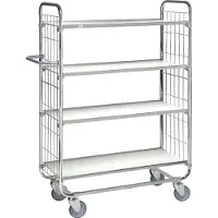 Konga Mekaniska Poimintavaunu KM8000-4S, sarja 8000, 815x470x1590 mm, sähkösinkitty