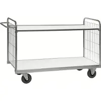 Konga Mekaniska Poimintavaunu KM9000-2M, sarja 9000, 1390x650x1025 mm, sähkösinkitty