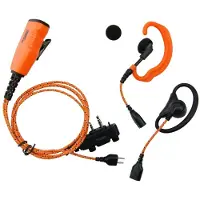 Pro Equip ProEquip PRO-U610LS/LA Oranssi kangaskaapeli, 3-in-1, 2 korvakoukkua/Peltor