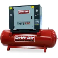 Drift-Air äänieristetty NS750 500 SD kompressori, 500 l säiliö, 3-vaiheinen