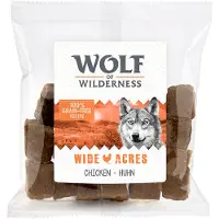Wolf of Wilderness 3x180g Wild Bites Wide Acres kana koiralle