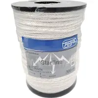 Foga Sähköjohto Starline 5mm 300m Valkoinen
