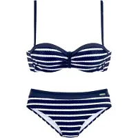 LASCANA Bikini laivastonsininen / valkoinen