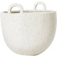 Ferm Living Speckle kukkaruukku, luonnonvalkoinen