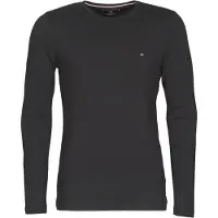 Tommy Hilfiger Paita 'Long Sleeve Slim' laivastonsininen / punainen / valkoinen