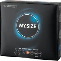 MySize Pro kondomit 36 kpl (45-72 mm) - Kirkas