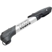 VAR Telescopic Mini Pump Musta,Hopeinen 80 Psi