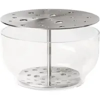 Fritz Hansen Ikebana maljakko, iso, teräs