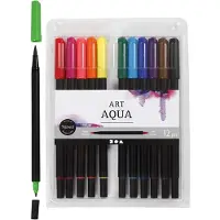 Pigment Art Acrylic Tussit Akvarelli 12-pack