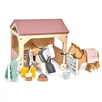 Tender Leaf Toys Dollhouse Set - The Stables - Small - Multi/patterned - ONE SIZE
