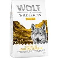 Wolf of Wilderness 5x1kg Mobility Eplore The Endless Terrain koiranruoka