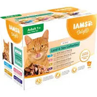 IAMS 12x85g Land & Sea Mix Adult in Jelly Delights kissanruoka