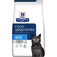 Hill's Pet Nutrition - d/d Food Sensitivities Duck & Peas - Dry Cat Food 1,5 kg - Kissat - Kissanruoka - Eläinlääkärin kuivaruoka kissalle