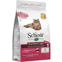 Schesir säästöpakkaus: 3x1,5kg Sterilized kinkku kissan kuivaruoka