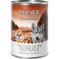 Wolf of Wilderness 6 x 400g The Taste Of The Savanna koiran märkäruoka