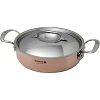 De Buyer Prima Matera Haudutuspannu kannella 24 cm 3,1 l Kupari/Ruostumaton teräs