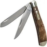 SCHRADE Old Timer Gunstock Trapper 94OTWDesert Ironwood, slipjoint pocket knife