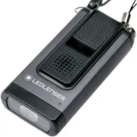Led Lenser K6R Safety, keychain flashlight with alarm, grey