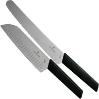 Victorinox Swiss Modern Keittiöveitsisetti, 2 kpl, musta