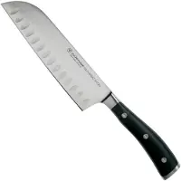 Wüsthof - Classic Ikon Santoku-veitsi 17 cm Musta