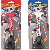 John Toy Bike Fun metal bikehorn fire / police - assorted