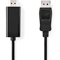 Nedis 2 m DisplayPort - HDMI näyttökaapeli