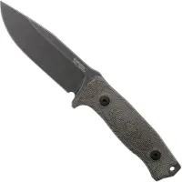 Lionsteel M5 PVD veitsi, green canvas micarta