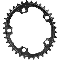 AbsoluteBLACK Absolute Black Oval Premium Blade 34t 110BCD 5 reikäinen piilotettu teräpultti musta