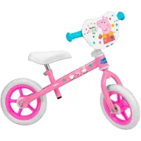 Toimsa 2-pyöräinen tasapainopyörä Peppa Pig 10 tuumaa Girl Pink