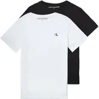 Calvin Klein Jeans 2-Pack Monogram Top - White - 128