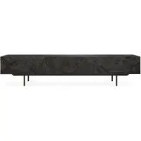 Ethnicraft Graphic mediataso Black 242 cm