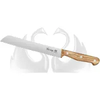 Due Cigni Tuscany 2C761-20OL bread knife 20 cm olive wood