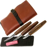 BeaverCraft Premium Whittling Sloyd Knives Set S19X wood carving set