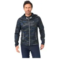 FASTWAY 2. kerros Uni 201 takki ininen/Camo unisex sininen, size S