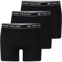 Tom Tailor Bokserishortsit musta / valkoinen
