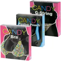 Spencer & Fleetwood Candy G-string - Naisten karkkistingit, pastellinväriset