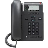 Cisco Phone 6821 VoIP phone Black 2 lines